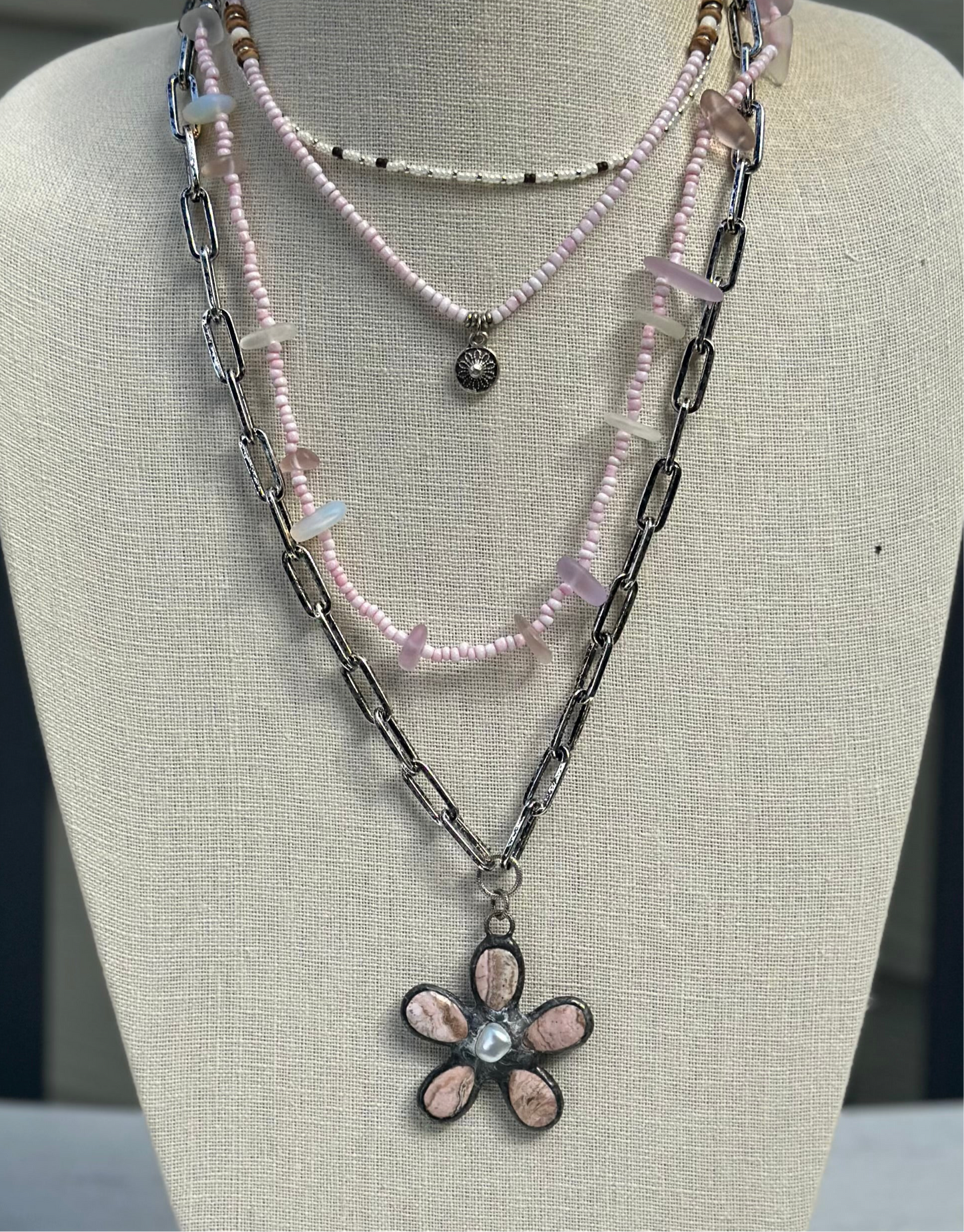 Pink Summer Necklaces