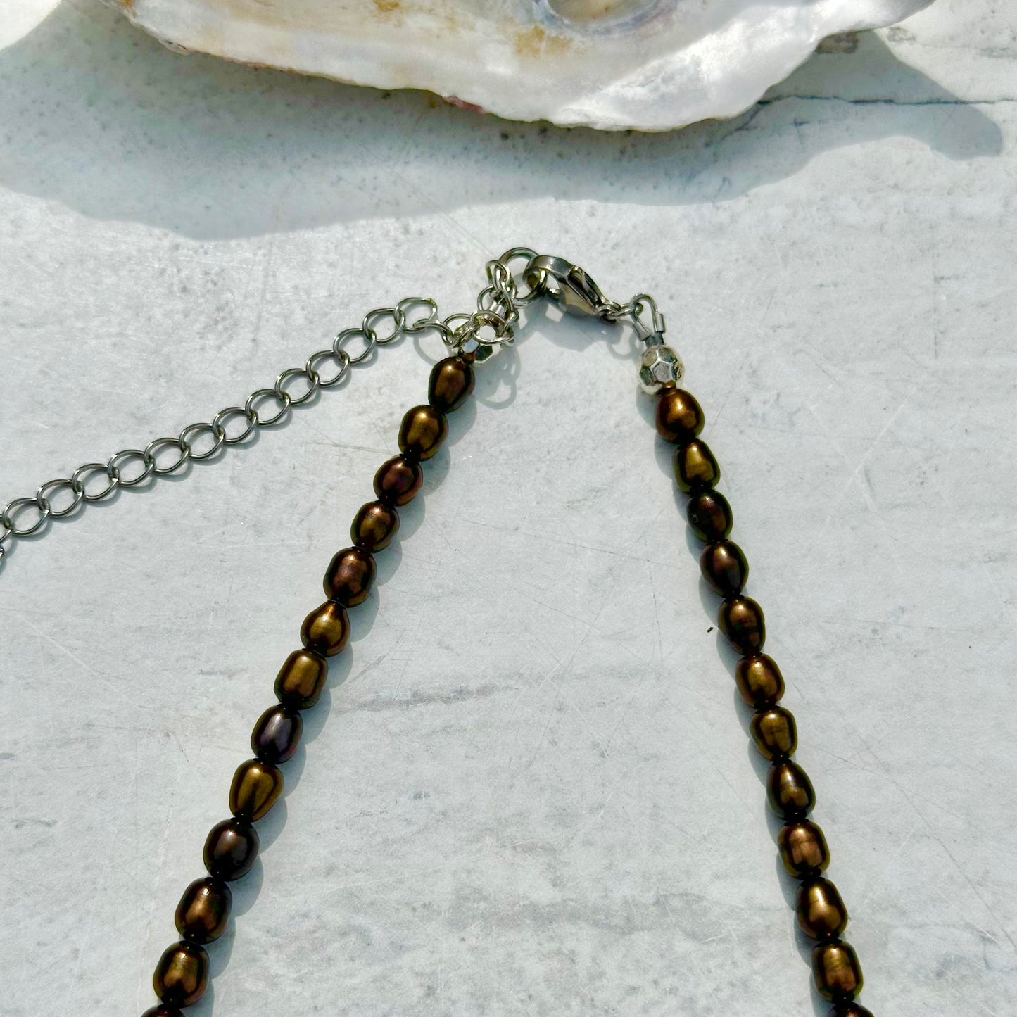 Pearl Choker Boho Chic
