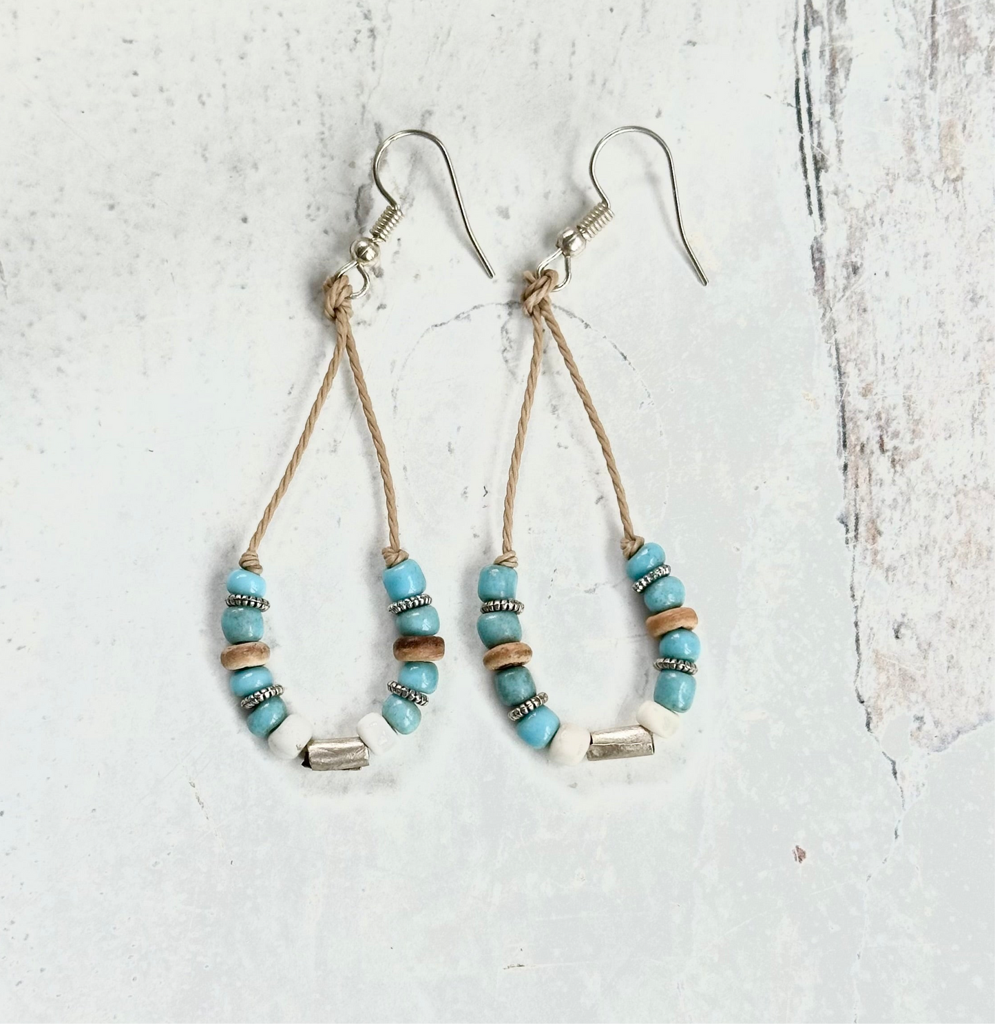 Boho Hippy Seed Bead Earrings