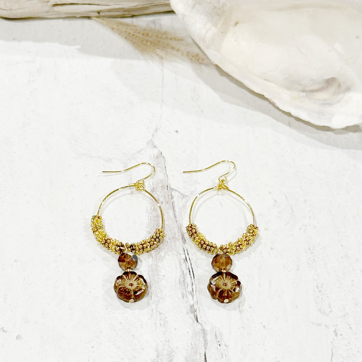 Boho Chic Hoop Earrings