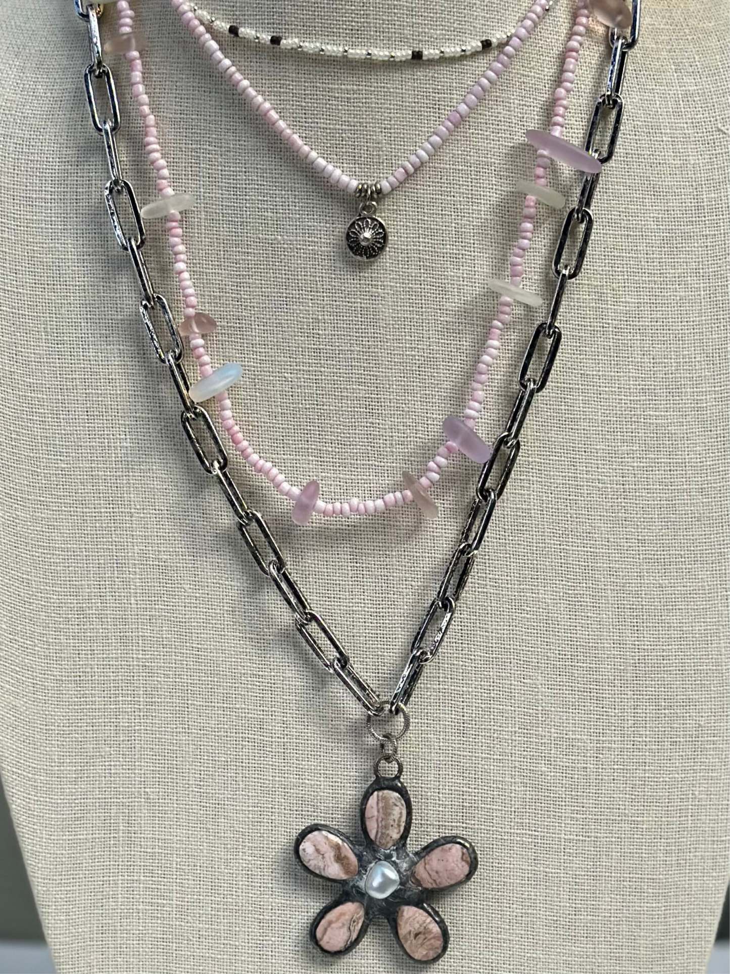 Pink Summer Necklaces