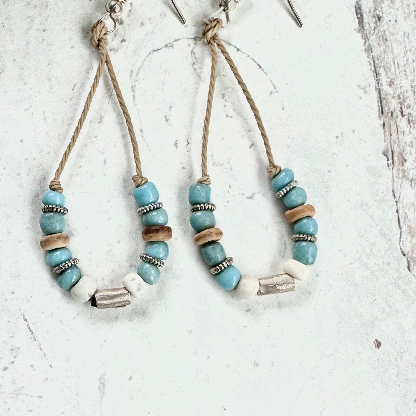 Boho Hippy Seed Bead Earrings