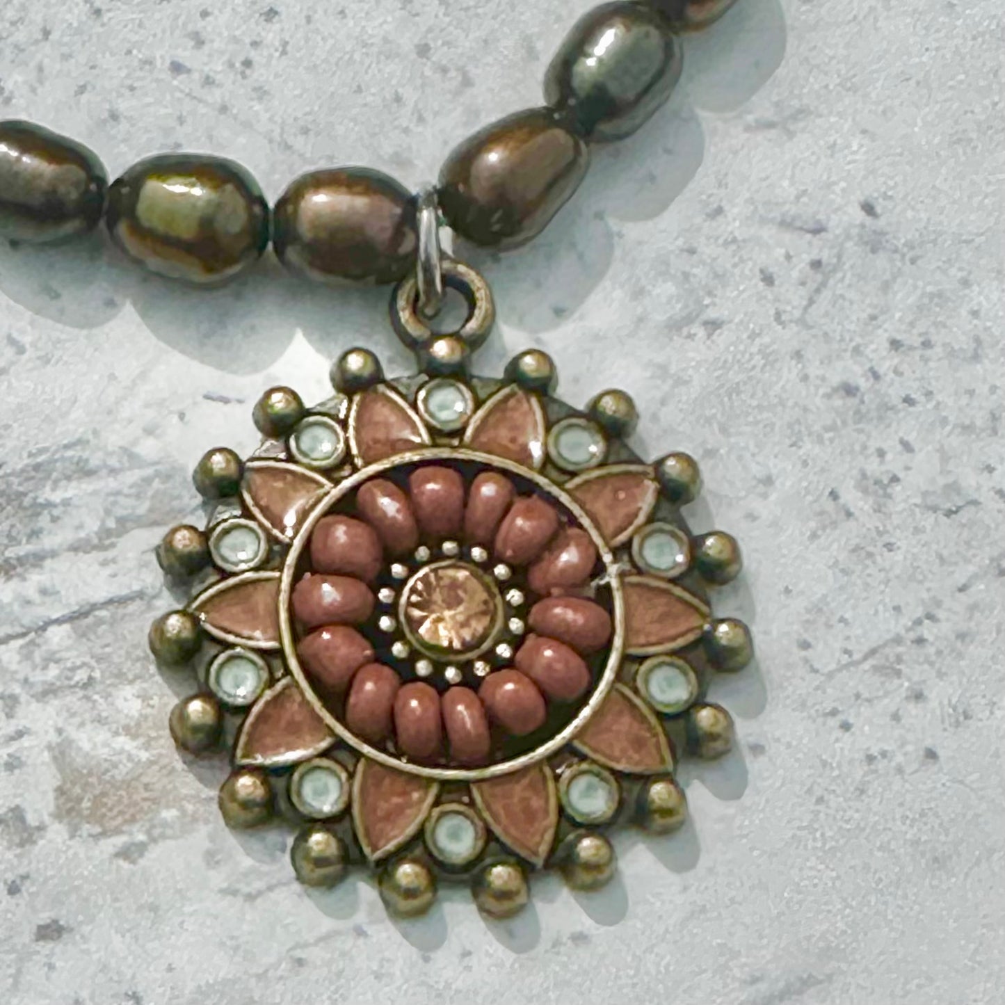 Pearl Choker Boho Chic