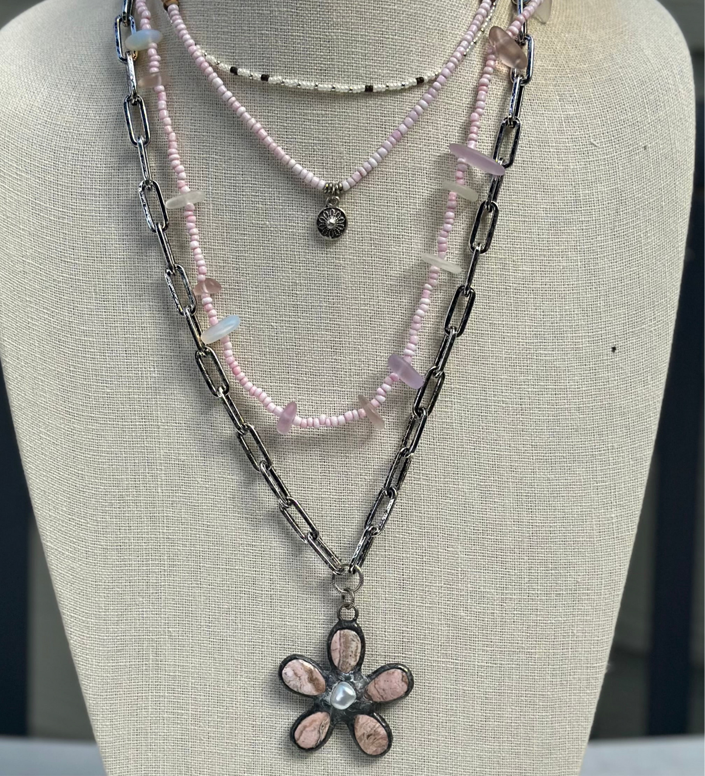 Pink Summer Necklaces