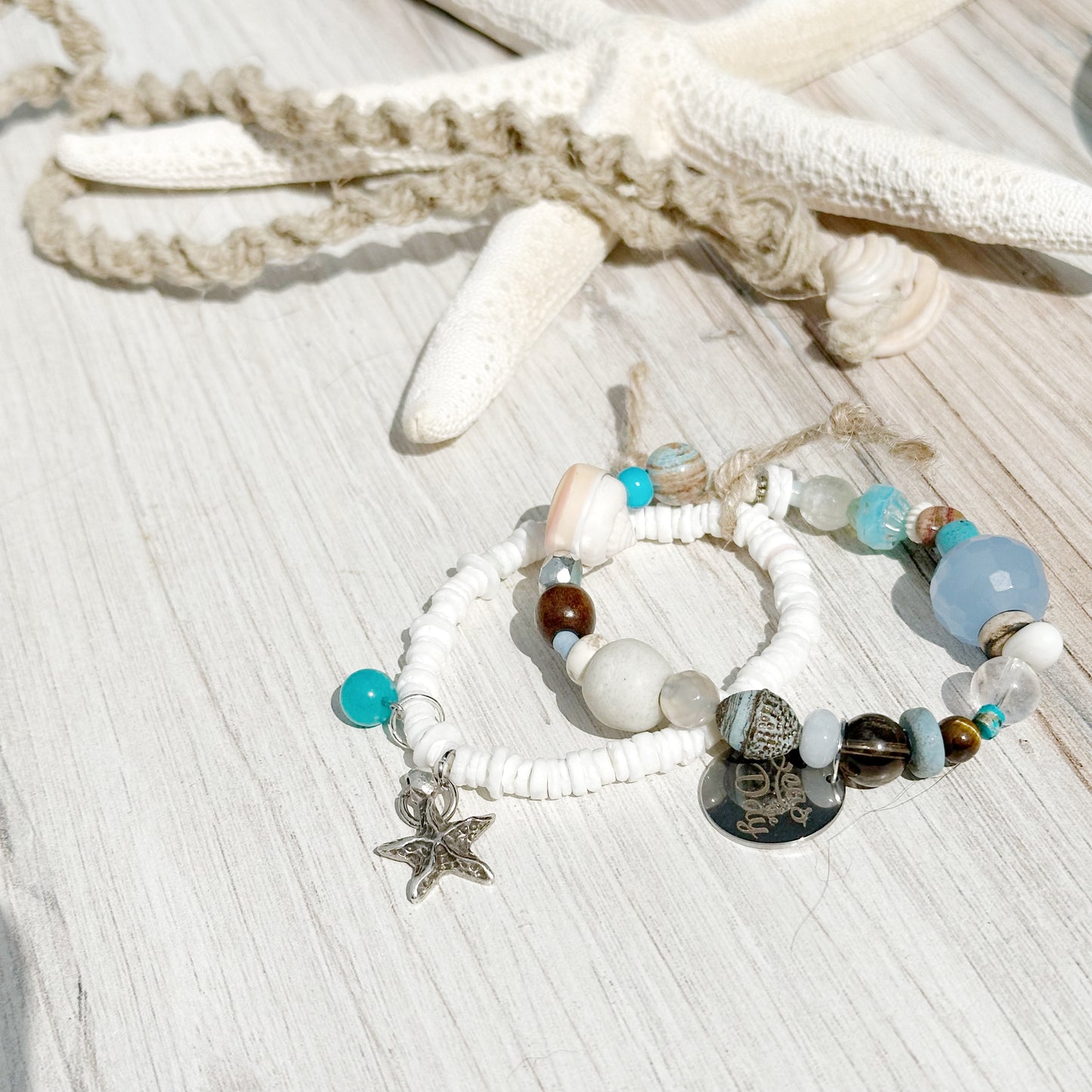 Beach Bracelets Ocean Sea Shells