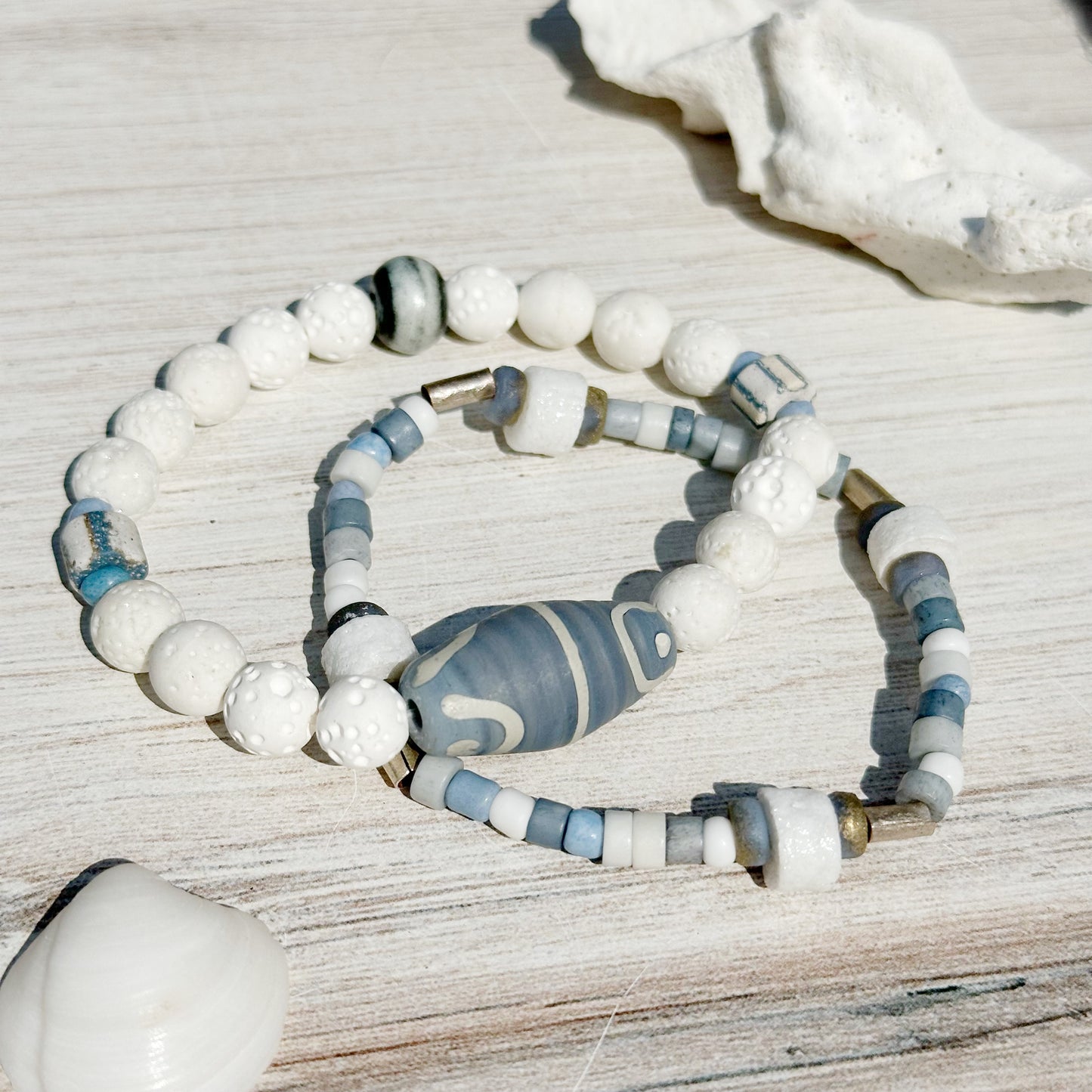 African Inspired Beachy Bracelet Set