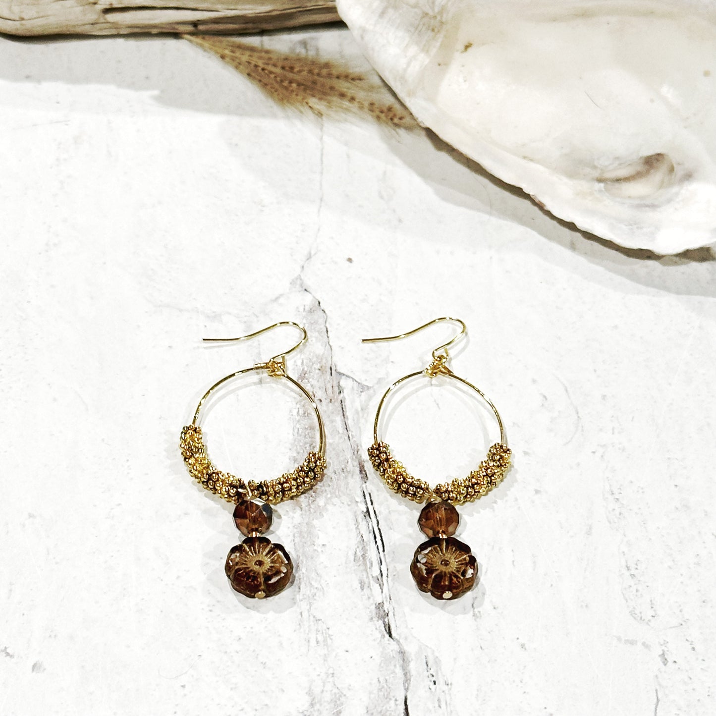 Boho Chic Hoop Earrings
