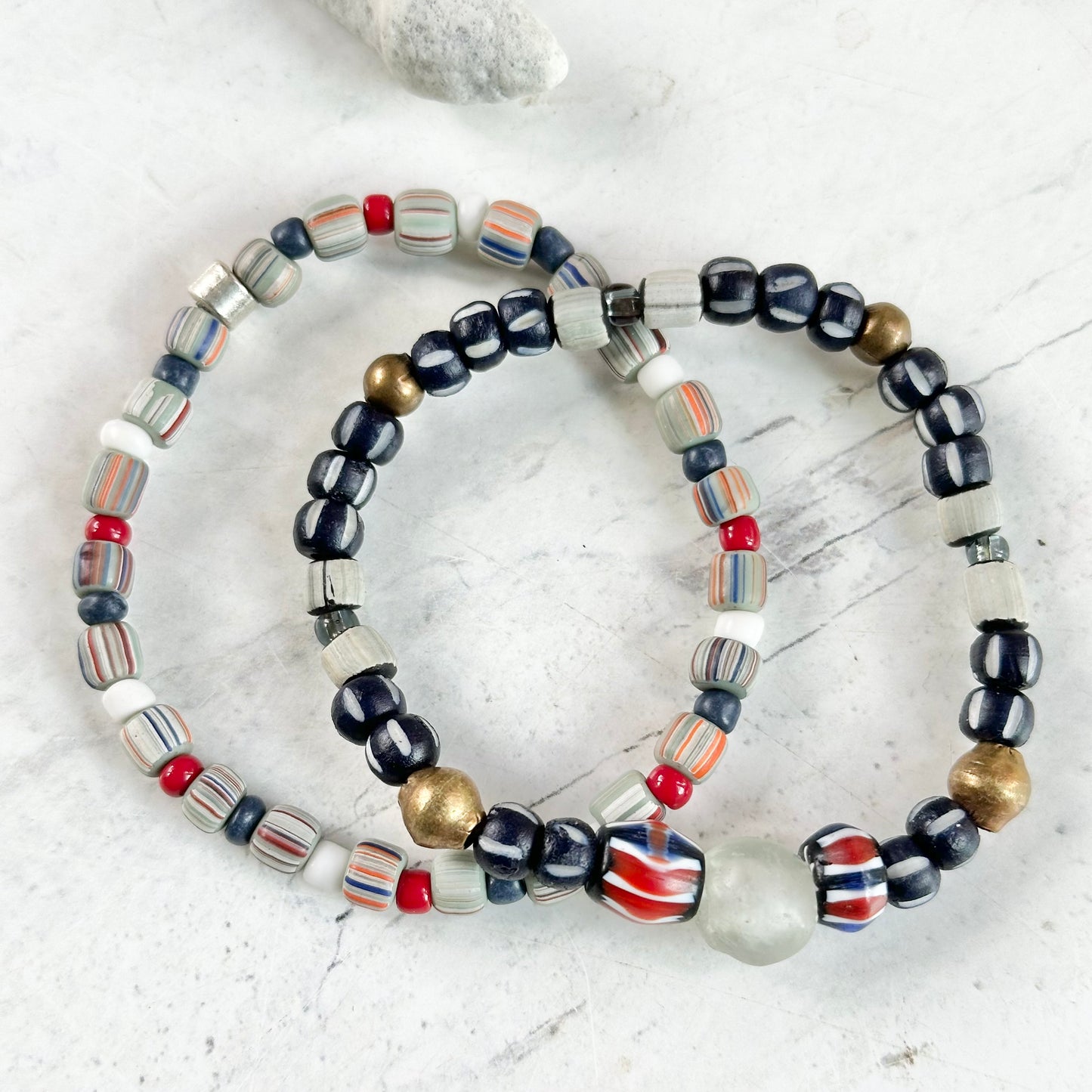 Red White Boho Blue Cultural African American