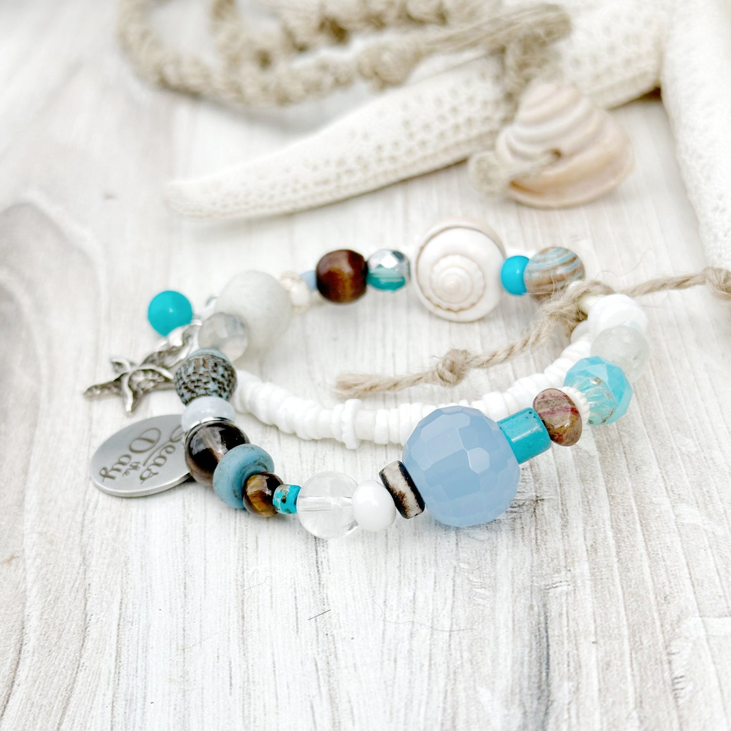 Beach Bracelets Ocean Sea Shells