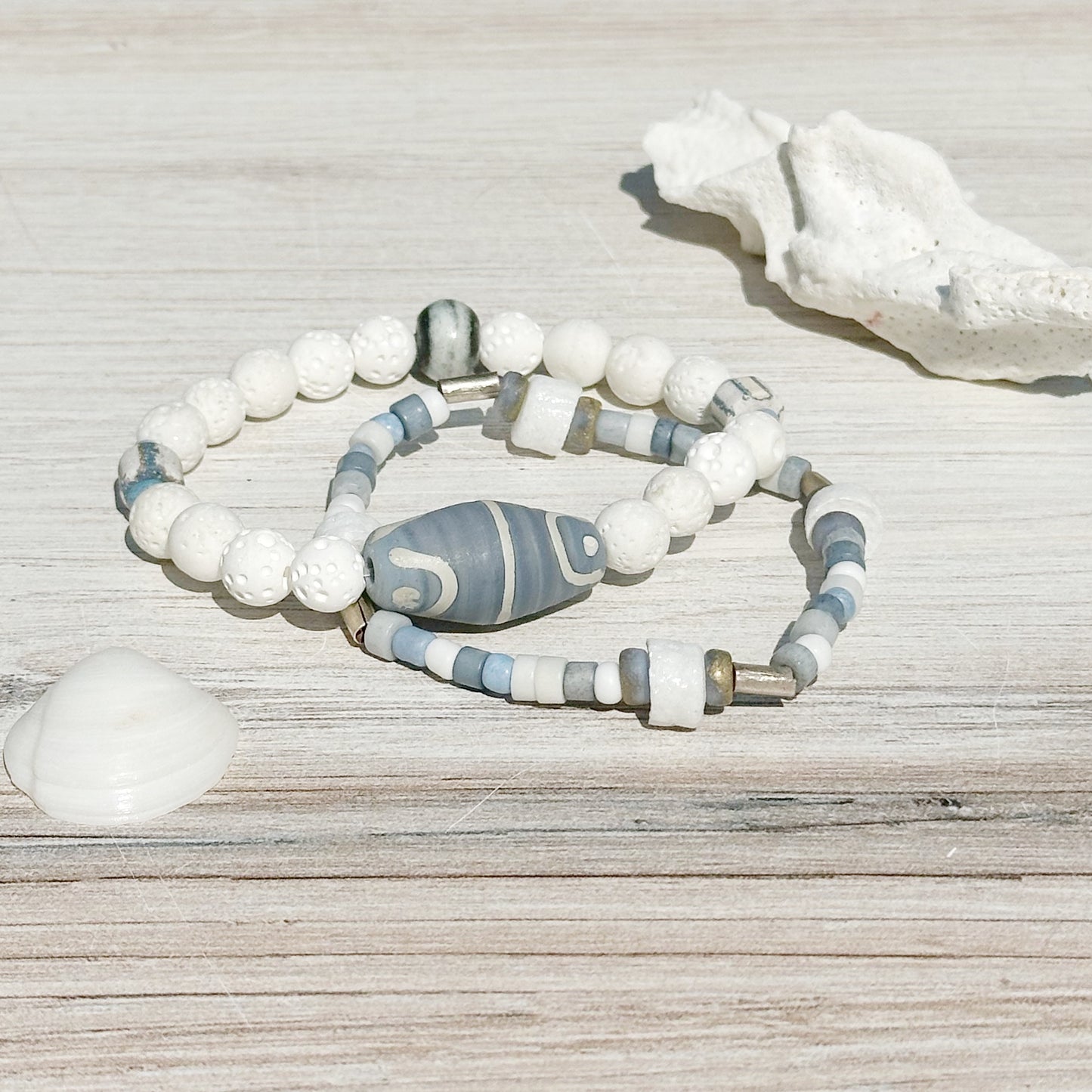 African Inspired Beachy Bracelet Set