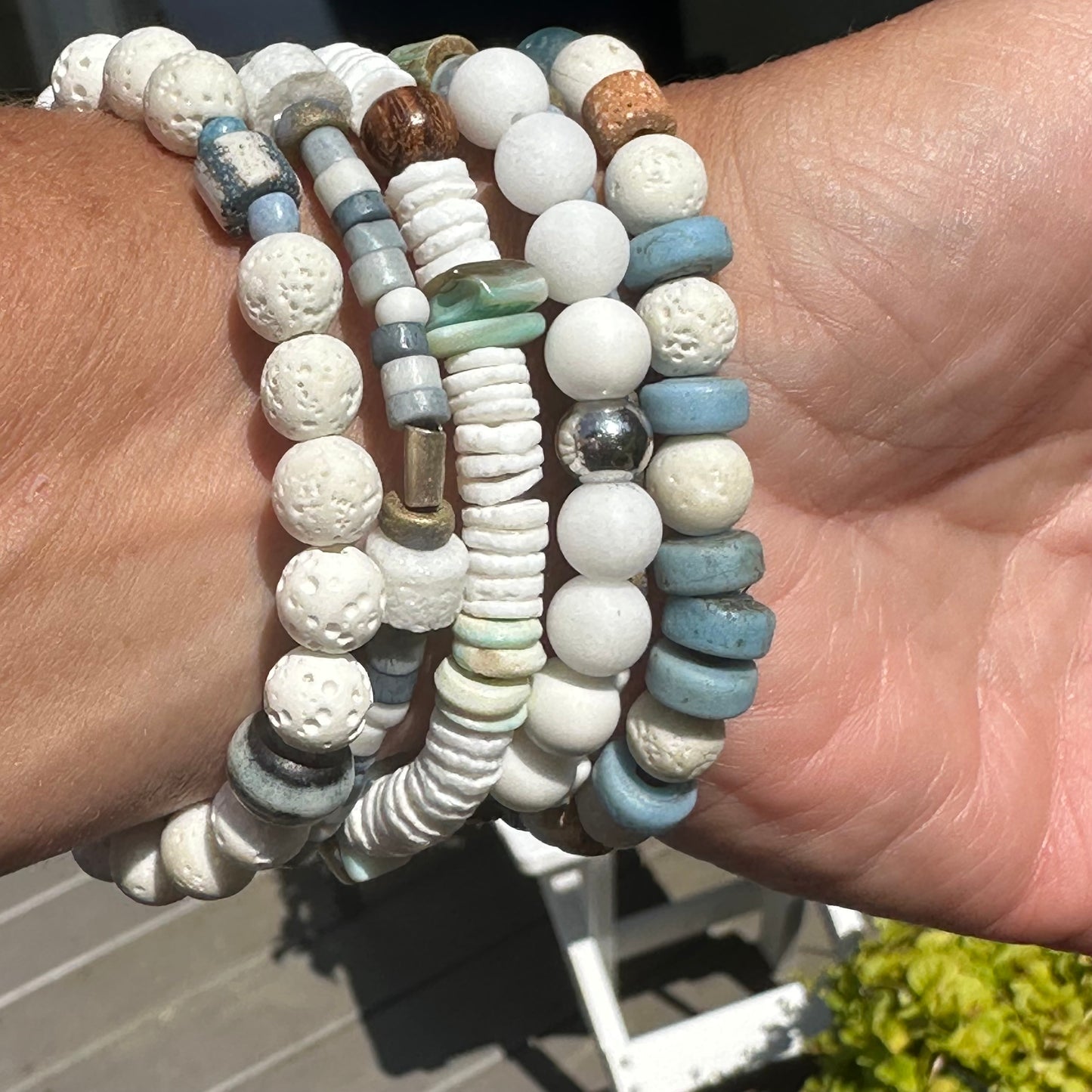 African Inspired Beachy Bracelet Set