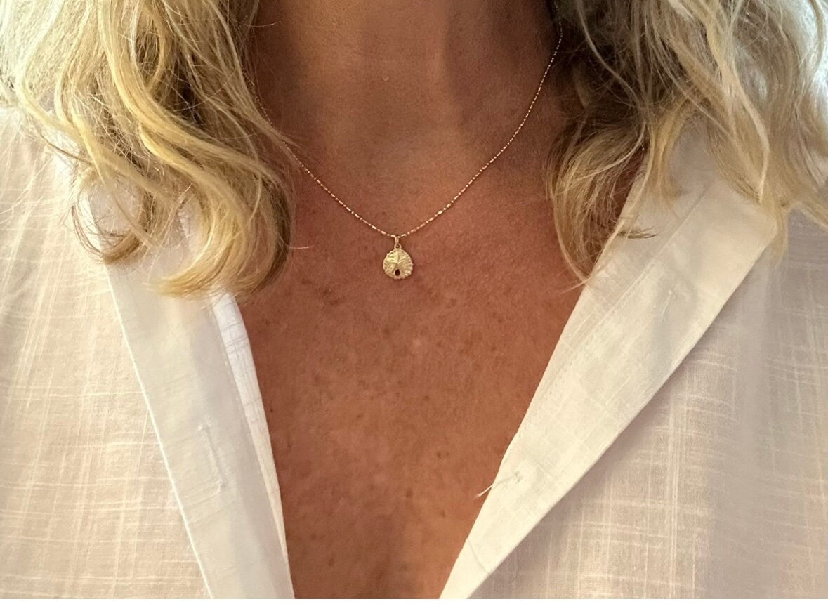 Gold Chain Necklace Gold Filled Charm Pineapple Choker Beach