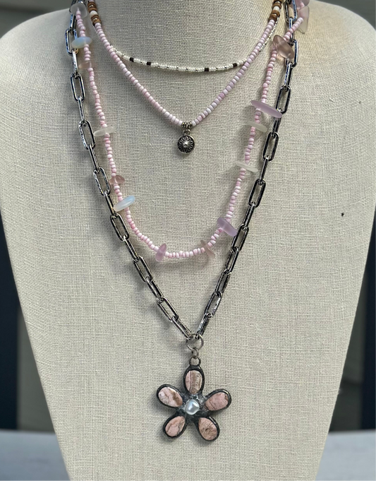 Pink Summer Necklaces