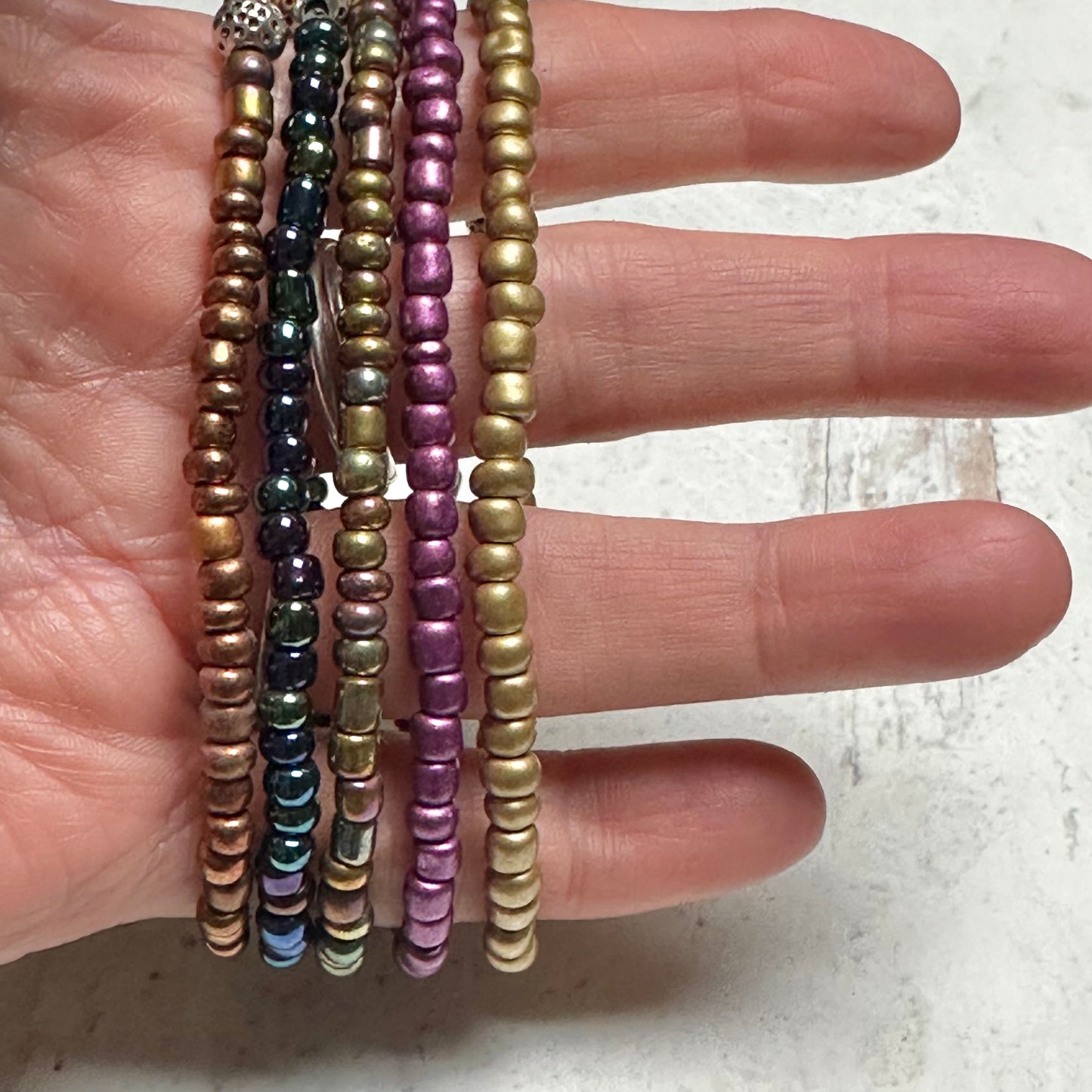 Metallic Stretch Bracelet Set