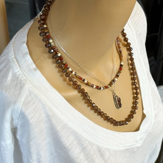 Beaded Necklace Layers