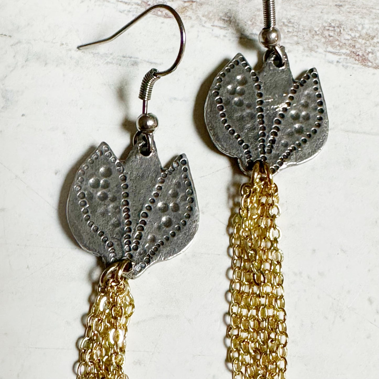 Mixed Metal Earrings