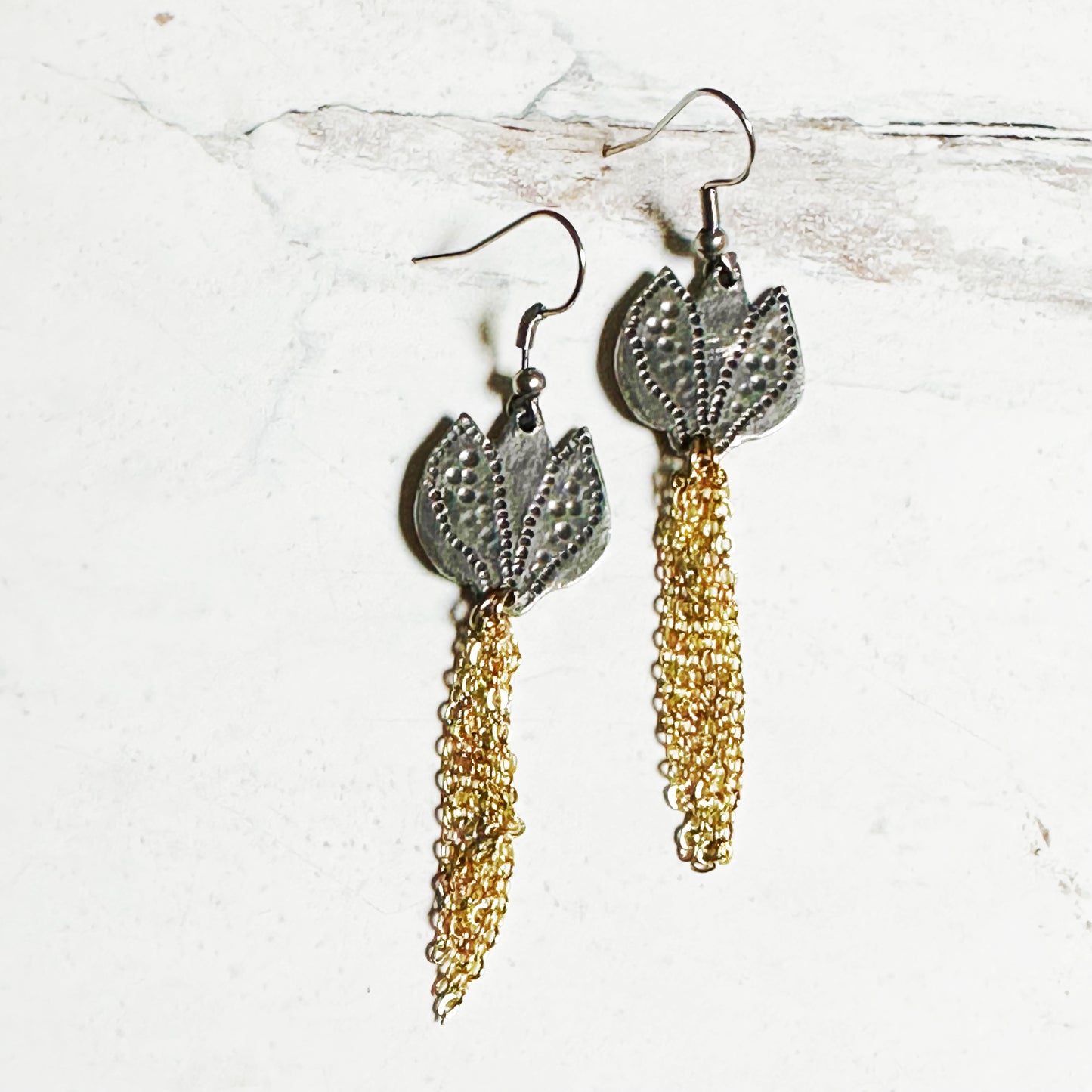 Mixed Metal Earrings