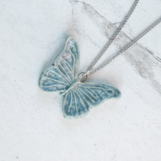 Butterfly Necklace on a Silver Chain