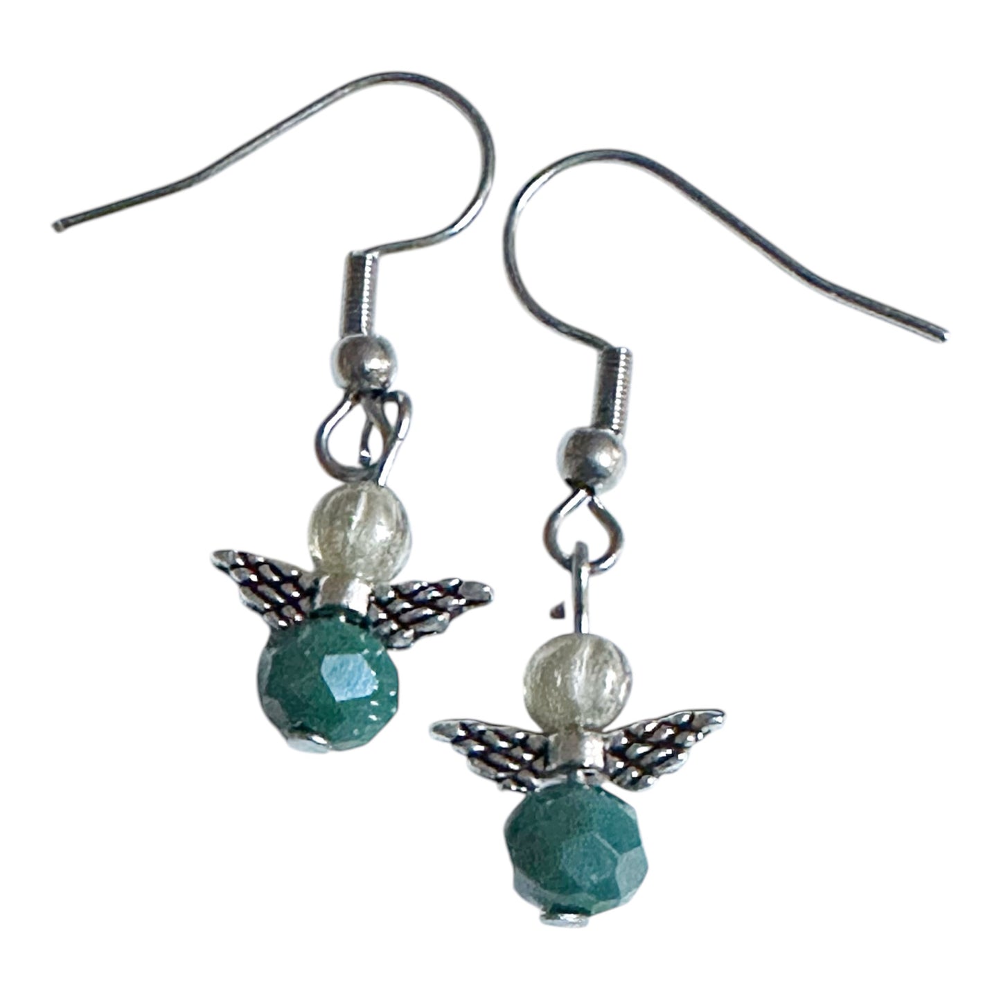 Beaded Angel Earrings