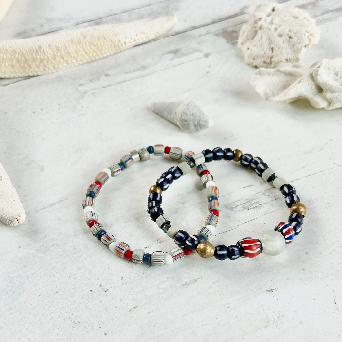 Red White Boho Blue Cultural African American