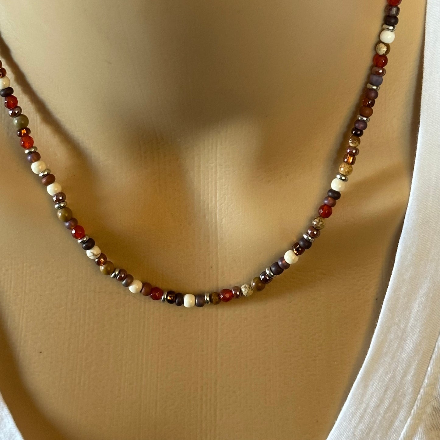 Beaded Necklace Layers