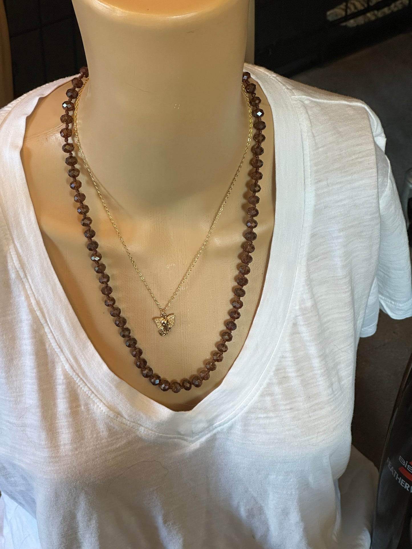 Beaded Necklace Layers