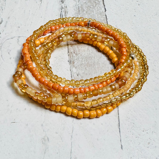 Bracelet Stretch Stack in Yellows