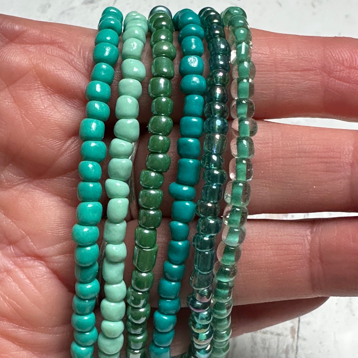 Beaded Turquoise Stretch Bracelets Bracelet Stack