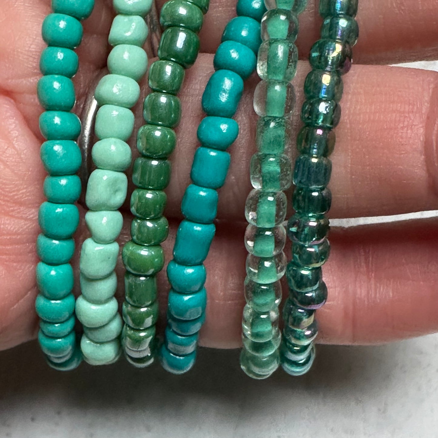 Beaded Turquoise Stretch Bracelets Bracelet Stack