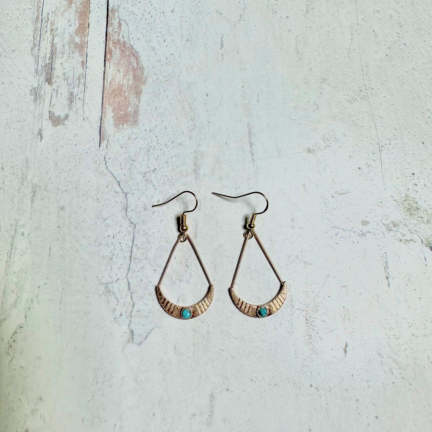 Gold Drop Earrings