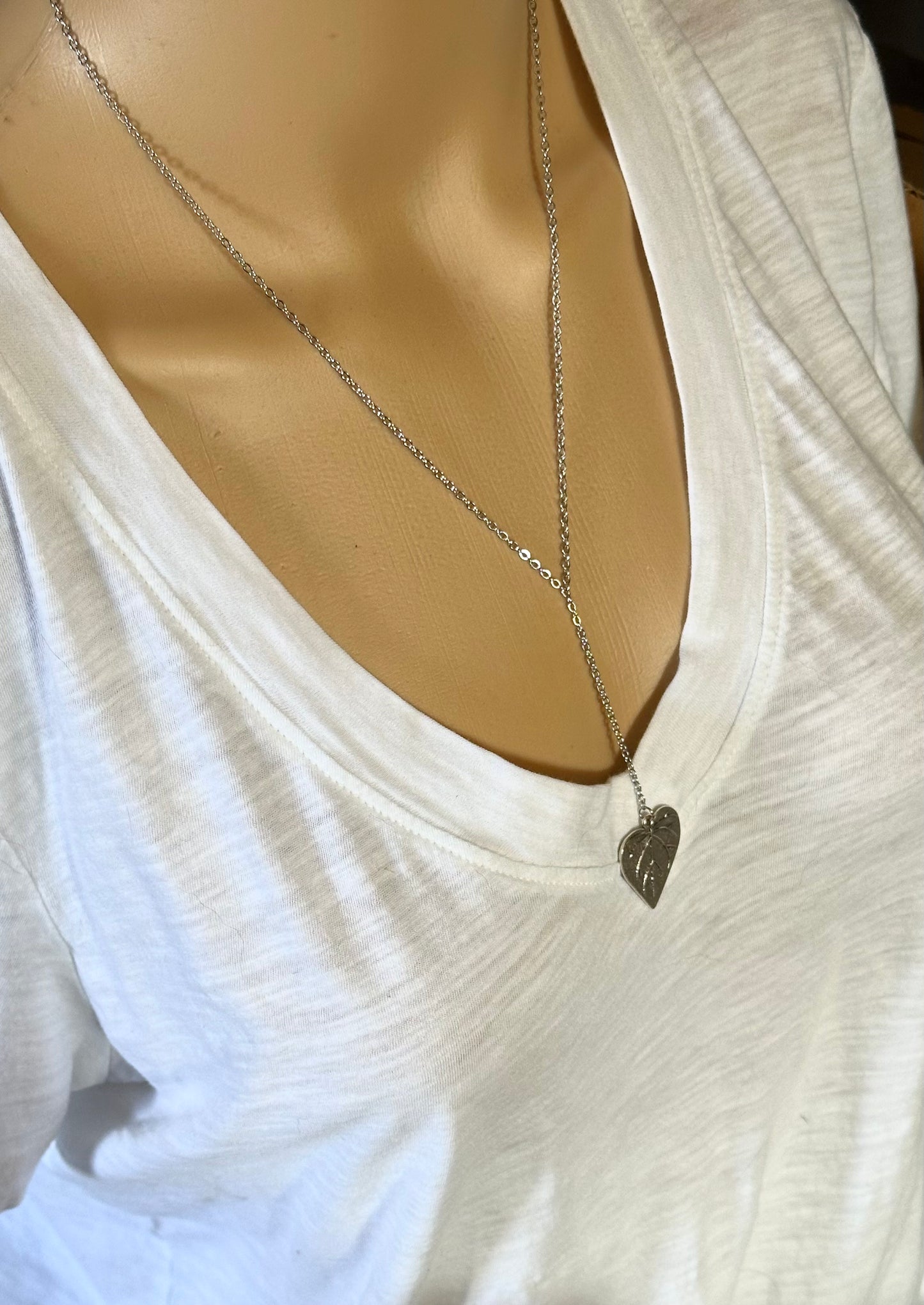 Sexy Silver Chain Necklace with Pendant