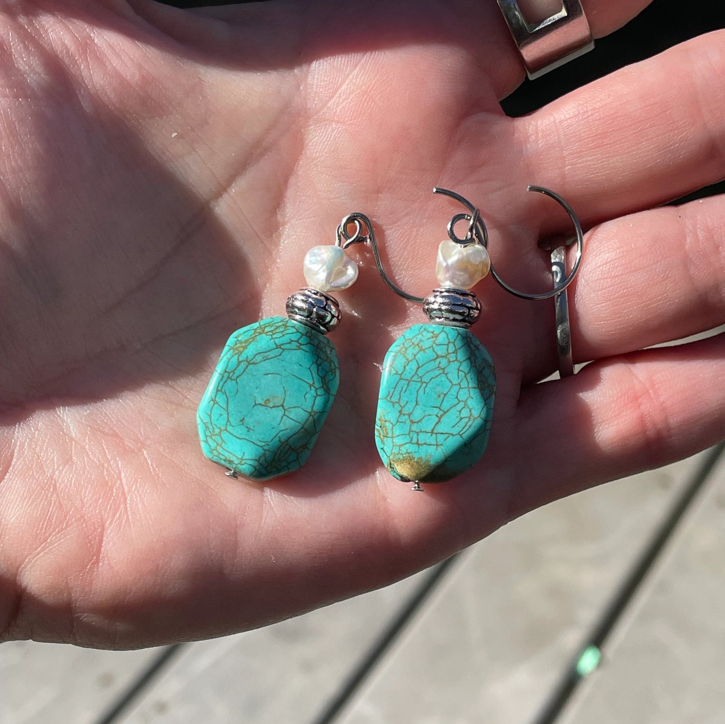 Women's Earrings Jewelry Turquoise Sterling Silver