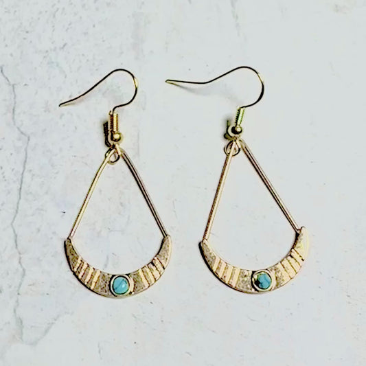 Gold Drop Earrings