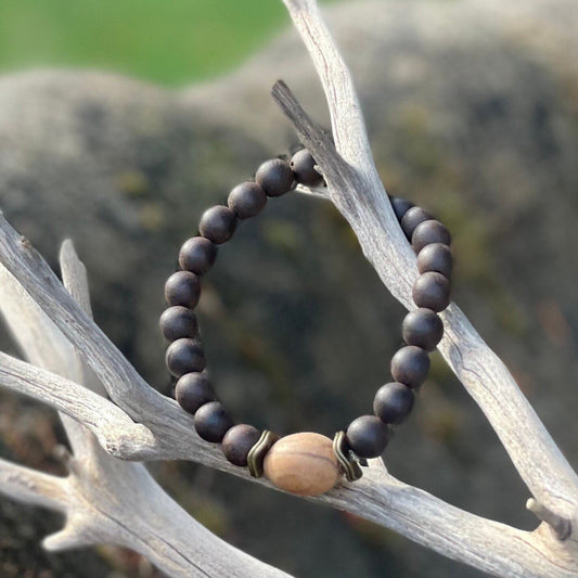 Mens Jewelry Bracelet Sustainable Wood Eco-friendly Natural