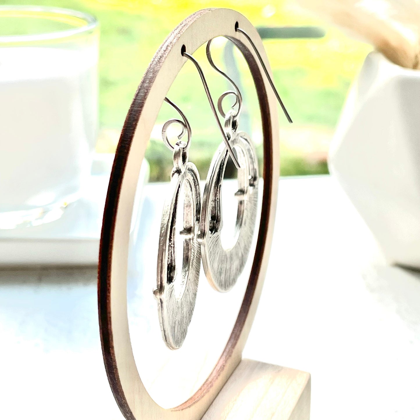 Women’s Jewelry Earrings Sterling Silver Boho Hoop