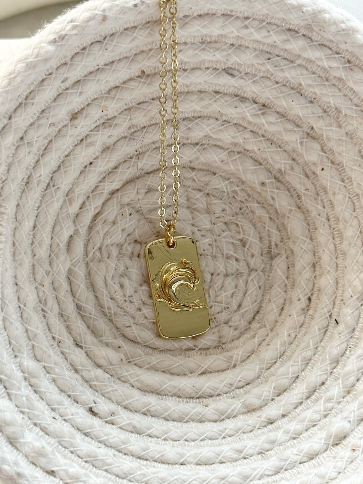 Gold Chain Necklace Charm