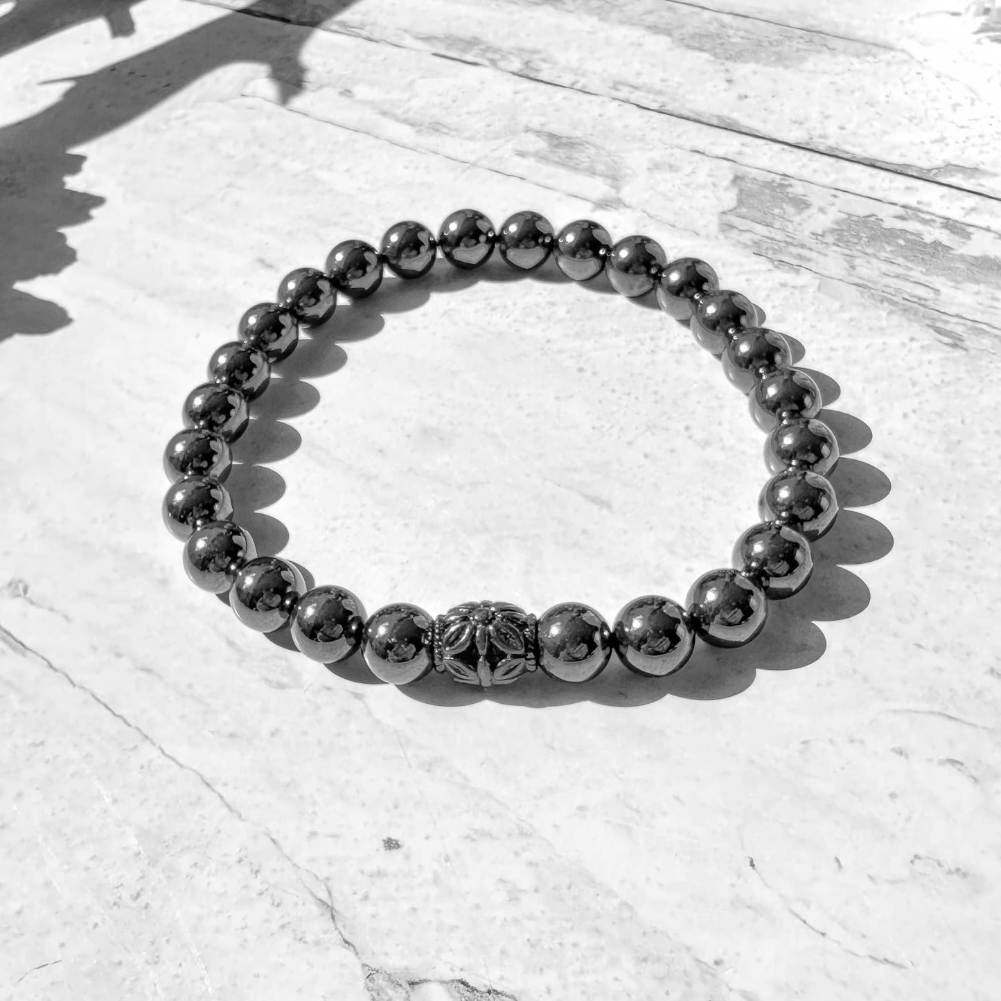 Men’s Jewelry Bracelet Metal Black Unisex Beaded